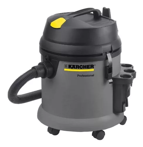 Kärcher - Lava aspiradora industrial De tacho Professional Puzzi 10/1 10L  gris y amarilla 220V 50Hz/
