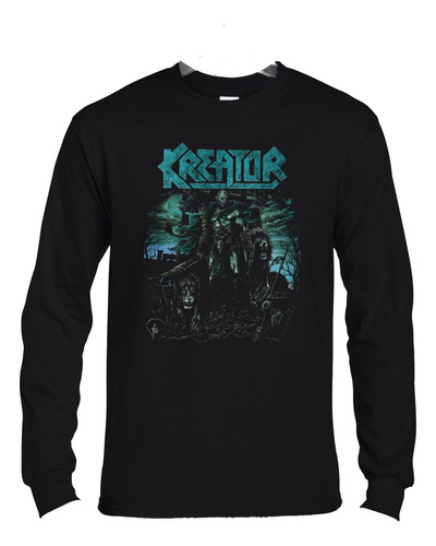 Polera Ml Kreator Lyon Metal Abominatron