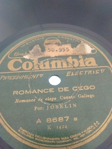 Joselin Disco Pasta Columbia 8687 C23