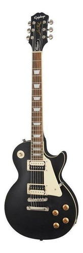 Guitarra elétrica Epiphone Modern Collection Les Paul Classic de  mogno ebony desgastado com diapasão de louro indiano