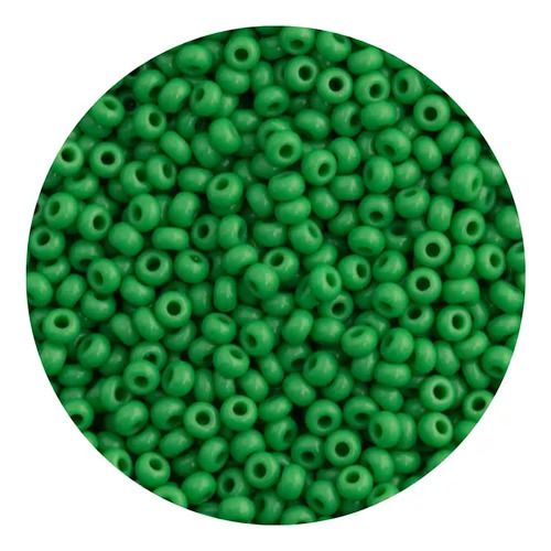 Chaquiron Calibrado Checo 5/0 Y 6/0 Colores Varios 100 G 6/0 53250 Verde 2.1 Mm 4.1 Mm