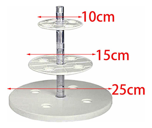 Soporte Para Pasteles De 3 Niveles Soportes Para Cupcakes