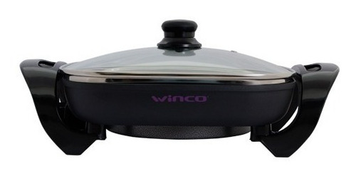 Sartén eléctrica calor Winco W54 - Negro 1500W