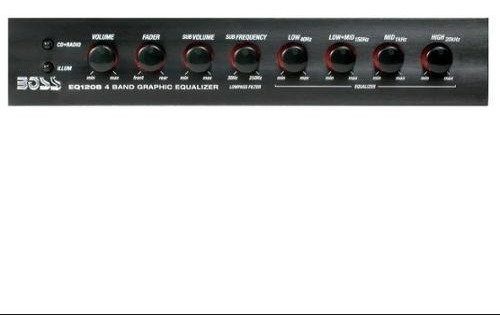 Ecualizador Audio Boss De 4 Bandas Preamp Eq1208 
