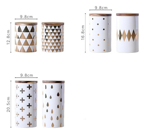 Tarro Nórdico Para Café, Té, Café, Triángulo Grande