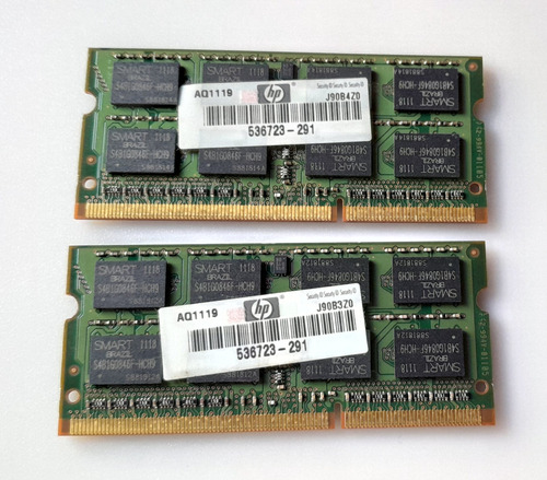 2 Memória Ddr3 2gb Notebook Sh564568fh8nwphsfg (Usado)