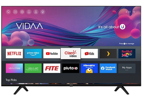 Imagen 6 de 6 de Pantalla Samrt Tv Hisense 43 4k Uhd 43h5g