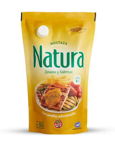 Mostaza Natura sin TACC en doypack 500 g