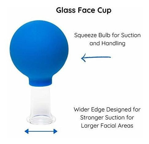 Imagen 5 de 9 de Cuidado Facial Cupping Warehouse Glass 2 Juego De Ventosas F