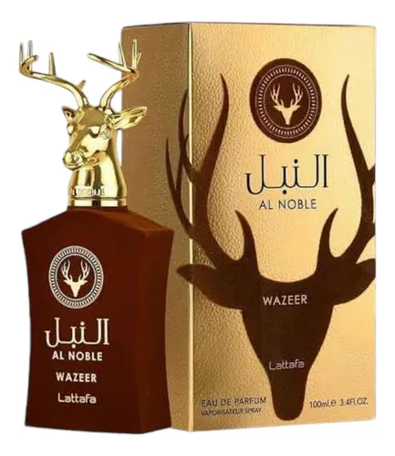 Perfume Al Noble Wazeer De Lattafa Niche Dubai 100ml Envio Rápido