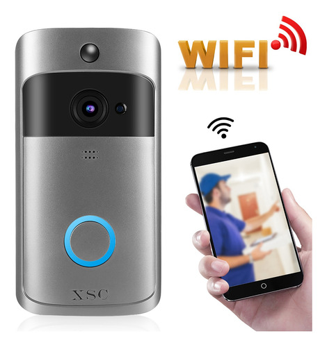 Videoportero Inteligente Wifi Timbre Infrarrojo Inalámbrico