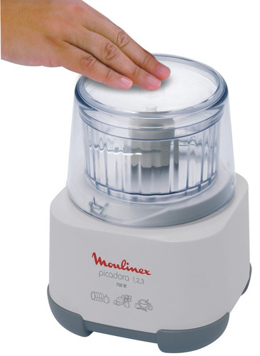Imagen 5 de 9 de Picadora Moulinex Pica Todo En 1,2,3 Moulinette 750w Ad6011 Color Blanco