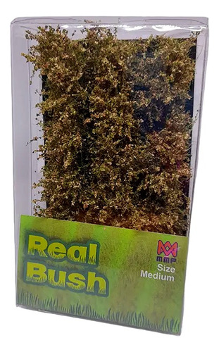 Pasto Estático Arbusto Real Bush 15mm Autumn Field Rb001