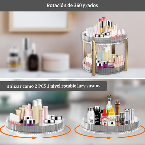Organizador Giratorio De 360 Grados De 2 Pisos,organizador