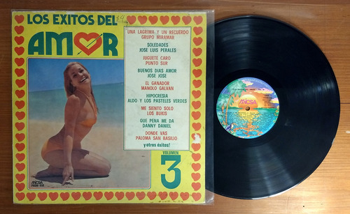 Los Exitos Del Amor Vol 3 Disco Lp Vinilo