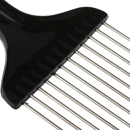 X 2pcs Peine Afro Ancho Dientes Para Cabello Cortar Cepillo