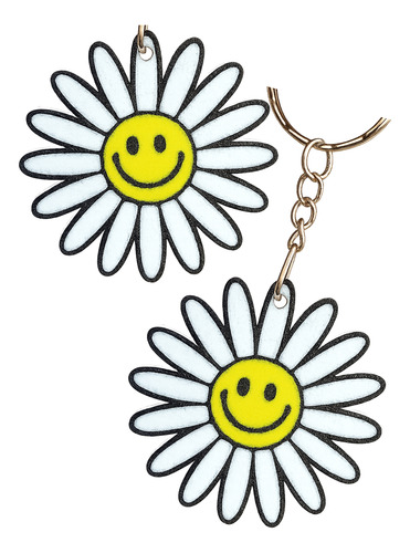 Souvenir Margarita Con Emoji Llavero Pack 20 Unidades Blanco