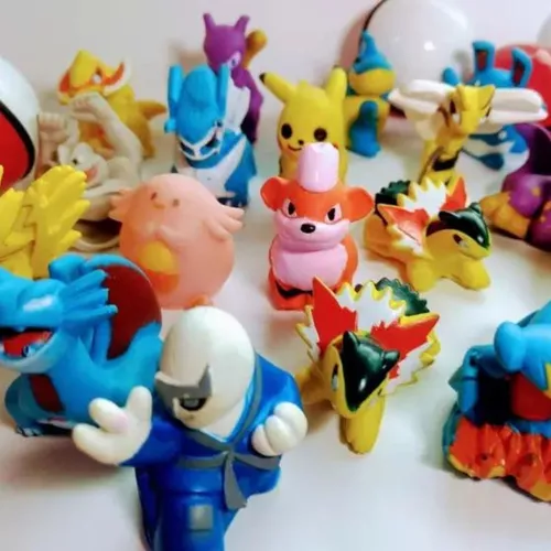 Pokemon Brinquedos Miniatura 24 Peças Sortidos Sem Repetição