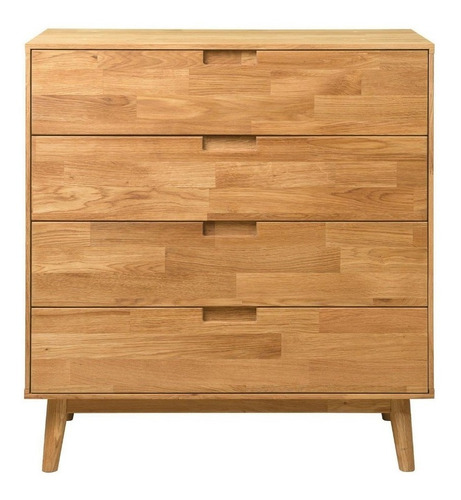 Imagen 4 de 9 de Cómoda En Madera Natural 100% Maciza Roble Ref: Maciza50