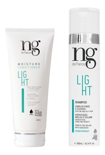 Ng De France Kit Shampoo Light 300ml + Condic. Light 200ml