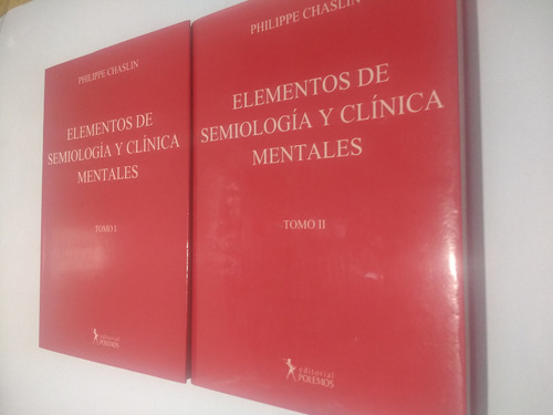 Elementos De Semiología Y Clínica Mentales 2 Tomos Chaslin