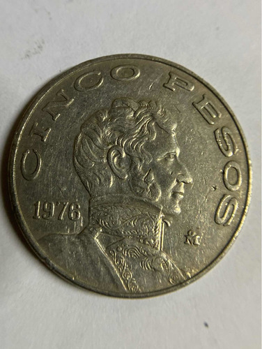 Moneda De Mexico De 5 Pesos De 1976 Envio Gratis