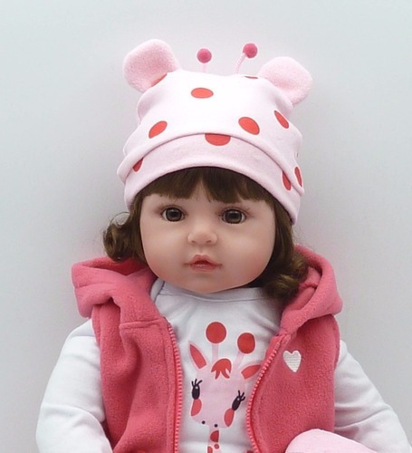 Bonecas De Silicone Realistas Renascidas Baby Reborn 48 Cm