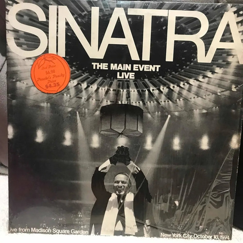 Frank Sinatra 1974 Vinilo Usa The Main Event Live Palermo