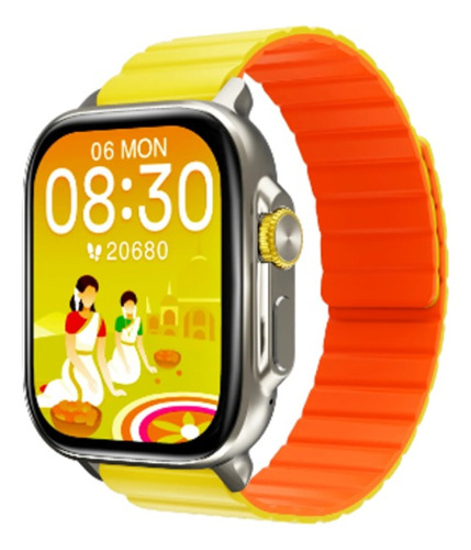 Smartwatch Reloj Udfine Watch Gear Alexa Llamadas Amarillo