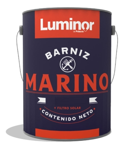 Barniz Interior Exterior Brillante Marino Polacrin 4 Lts X