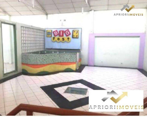 Salão Para Alugar, 1300 M² Por R$ 15.000/mês - Jardim - Santo André/sp - Sl0038