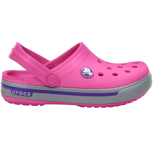 Original Crocs Kids Crocband 2.5 Retro Luck Clog Fuchsia Lig