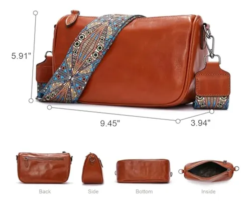 Boyatu Genuine Leather Crossbody Bag For Women