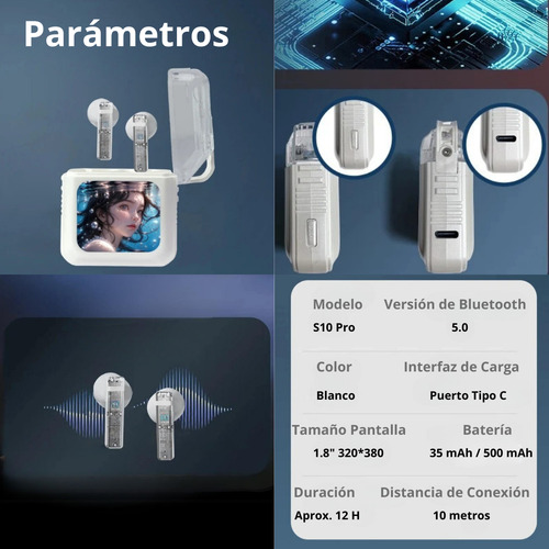 Audifonos Bluetooth Inalambricos Auriculares Pro Sonido Hd