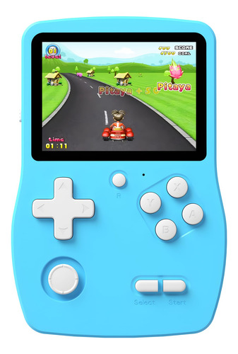 Handheld Game Console Douddy 32-bit W/ 139 Video Games Blue