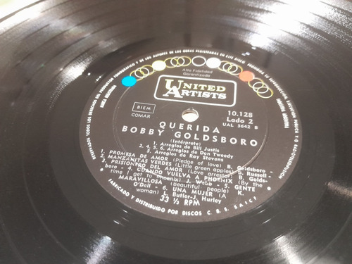Lp Vinilo - Bobby Goldsboro - Querida - 1968 - Mono (Usado)
