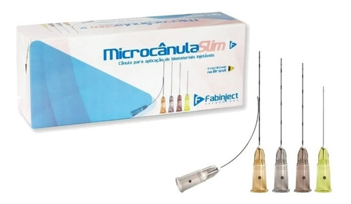 Microcânulas P/ Preenchimento 22gx50mm Fabinject C/10