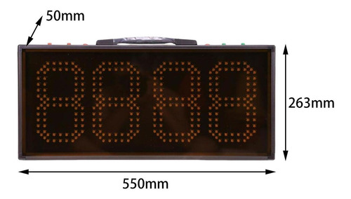 Imagen 10 de 12 de Marcador Electrónico Portátil De Mesa Para De Un Solo Lado