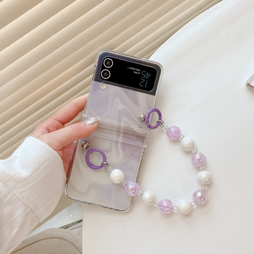 Funda De Teléfono Para Samsung Flip Z4/z3 Star Chain Niñas