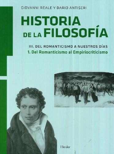 Libro Historia De La Filosofía Iii. Del Romanticismo A Nuest