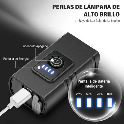 Imagen 3 de 7 de Luces Delanteras Y Traseras A Prueba De Lluvia P/bicicleta
