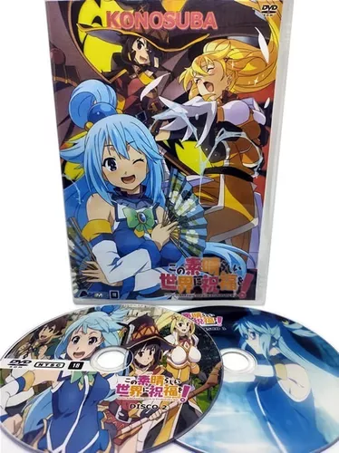 Dvd Konosuba Kono Subarashii Dublado + Filme Leg - Escorrega o Preço