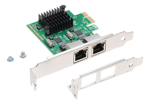 Placa De Servidor De Rede 2 Portas Gigabit 1000m Pci-e