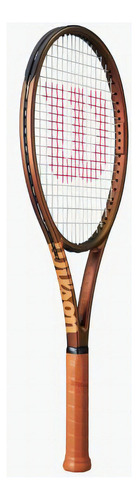 Raqueta de tenis Wilson Pro Staff 97L V14 Tamaño de Grip 4 1/4 Color Bronce/Naranja Patrón Peso 290 Gramos 16 x 19  Año 2023
