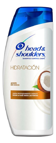 Shampoo H&s Hidratación Aceite De Coco Control Caspa 650 Ml