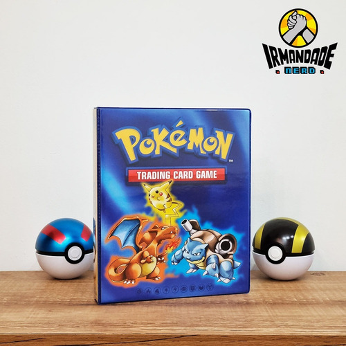 Imagem 3 de 7 de Pasta Tipo Fichário Pokémon + 30 Folhas Yes + 9 Cards
