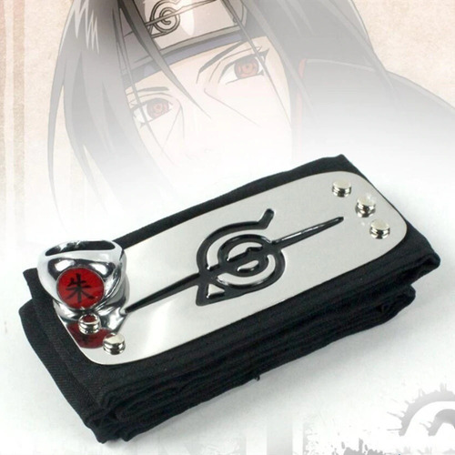 Set Akatsuki / Itachi -  (naruto)   Banda + Anillo