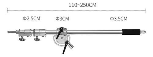 Photo Studio Arm Stud Adaptador Reflector Soporte Para Luces
