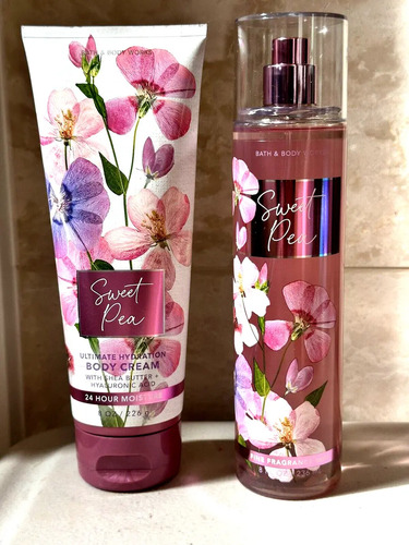 Body Mist Y Body Cream Sweet Pea Bath & Body Works Original