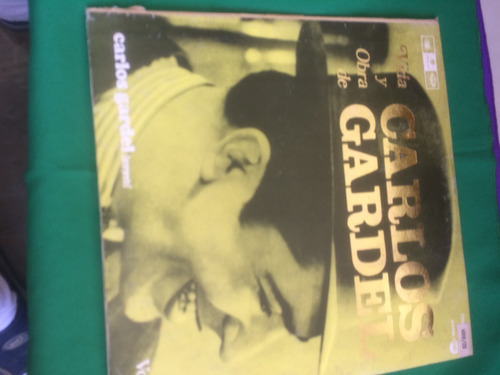 Disco Long Play Vinil - Carlos Gardel - 42 Temas 3 Discos